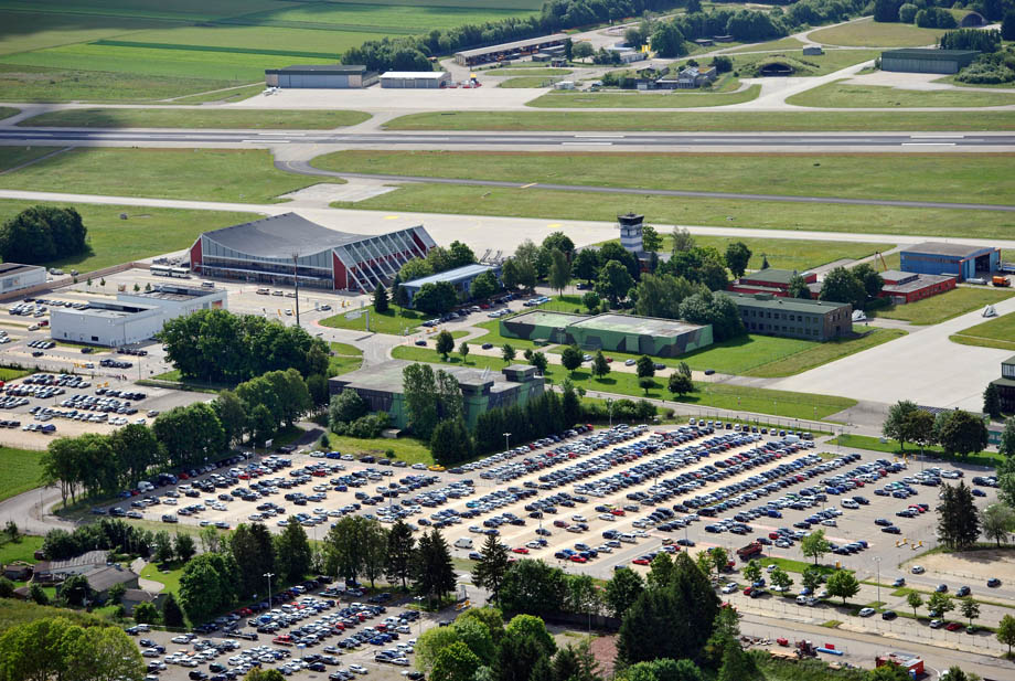 Luftbild Flughafen Memmingen